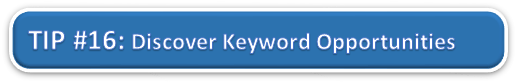 Discover Keyword Opportunities in Analytics