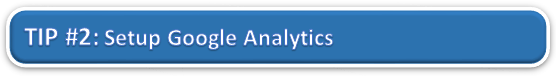 Setup Google Analytics