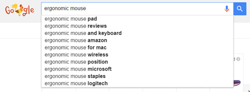 Google Autocomplete Search